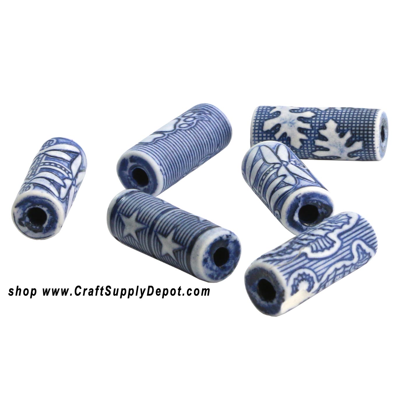 Porcelain Beads - Ceramic Beads for Jewelry Making