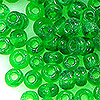 Glass Seed Beads - Translucent Seed Beads - 10/0 Seed Beads - Green Seed Beads