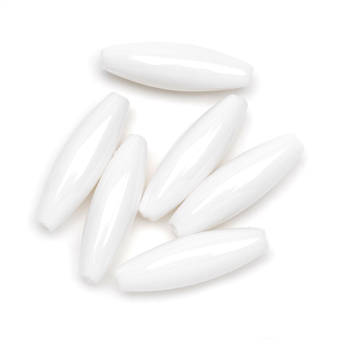 Plastic Spaghetti Beads - Rice Beads