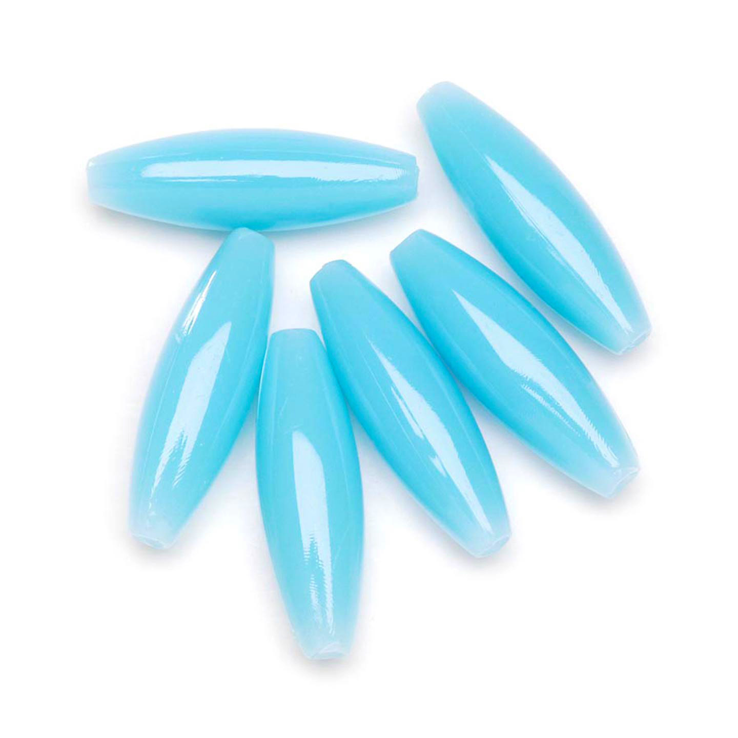 Plastic Spaghetti Beads - Rice Beads