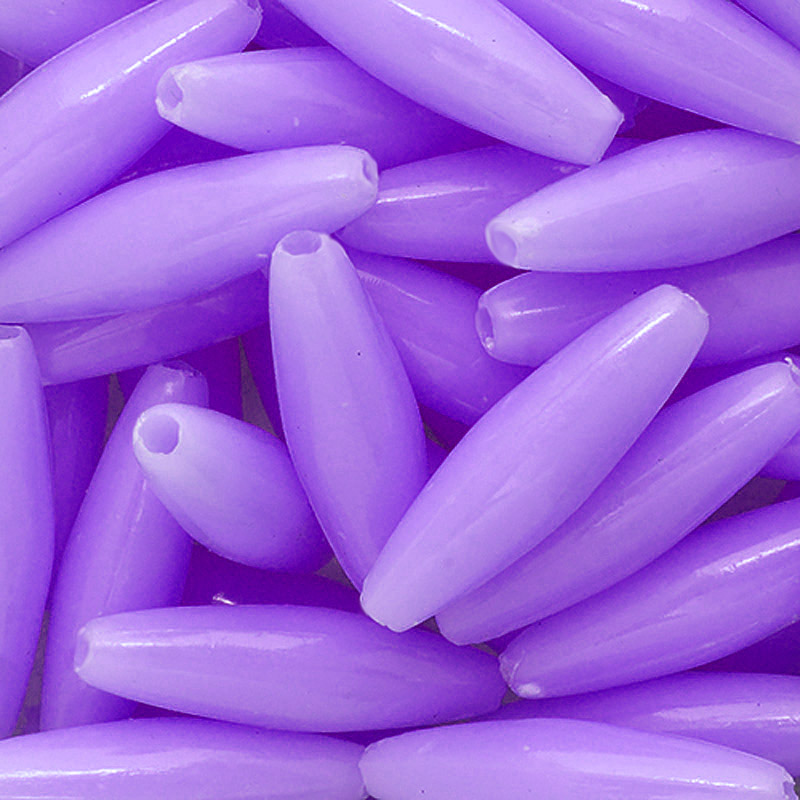 Plastic Spaghetti Beads - Rice Beads