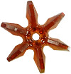 Starflake Beads - Sunburst Beads - 10mm Starflake Beads - Sunburst Beads - Starburst Beads - Paddle Wheel Beads - Ferris Wheel Beads
