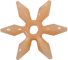 Sunburst Beads - Starburst Beads - 10mm Starflake Beads - Sunburst Beads - Starburst Beads - Paddle Wheel Beads - Ferris Wheel Beads