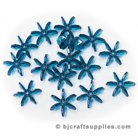 10mm Starflake Beads - Sunburst Beads - Starburst Beads - Paddle Wheel Beads - Ferris Wheel Beads