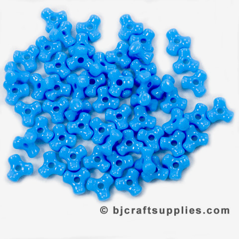 Plastic Tri Beads - Propeller Beads