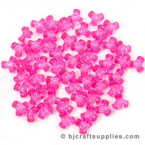 Propeller Beads - Plastic Tri Beads