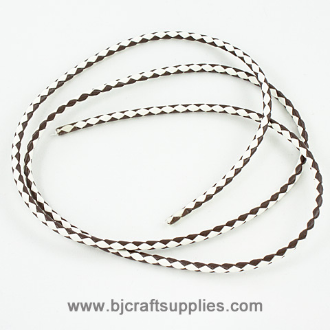 Bolo Tie Cord - Leather Cord - Braided Leather Cord - Bolo Tie Supplies