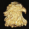 Cast Eagle Head Bolo Slide - 