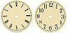 Round Ivory Clock Faces - Clock Faces