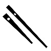 Replacement Clock Hands - Black Clock Hands