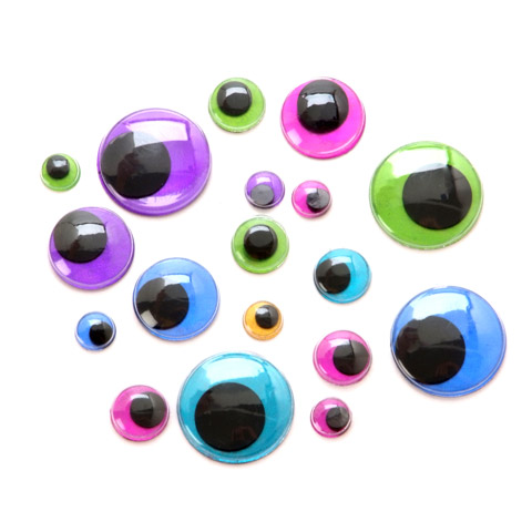 Wiggle Eyes - Colored Googly Eyes