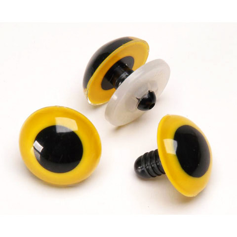 Plastic Eyes for Stuffed Animals - Plastic Safety Eyes for Toys - Shank Back Eyes