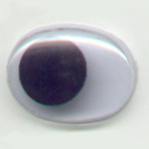 Oval Wiggle Eyes-Glue On