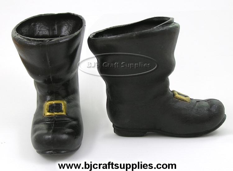 Santa Shoes - Doll Boots - Santa Claus Boots