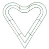 Heart Shaped Wire Wreath Form - Heart Shaped Metal Wreath Form - Wreath Forms - Wreath Making Supplies - Wire Wreath Forms - Wire Wreath - Metal Wreath Frame