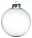 Clear Glass Christmas Ornament - Christmas Decorations - Glass Ornament