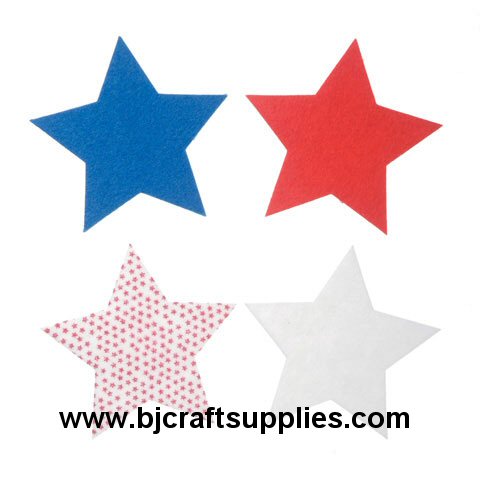 Felt Fabric - Crafting Felt - Star Shaped Felt Cutouts