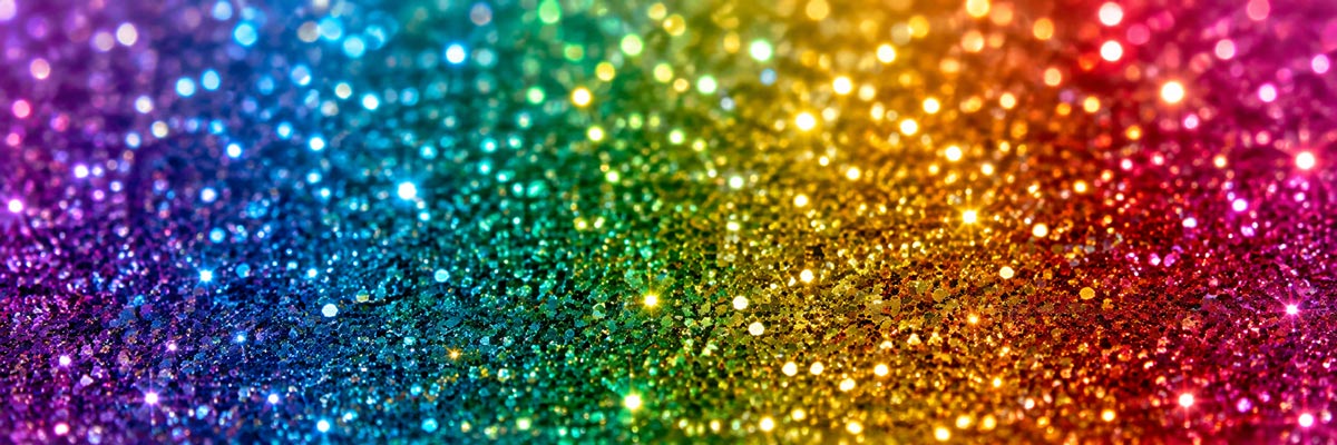 Assorted craft glitter in multiple colors, including fine and extra fine glitter, displayed in jars, tubes and assorted packs for craft projects.Craft Glitter, Fine Glitter & Extra Fine Glitter in Many Colors