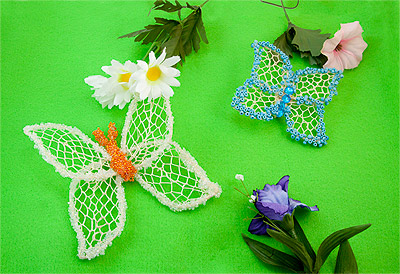 Artificial butterflies for decorating and crafts.Butterflies for Crafts and Decoration