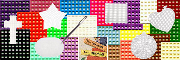 Plastic Canvas Precut Shapes for crafts.Plastic Canvas Supplies - Shaped Pieces