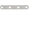 Flat Spacer Bar with 4 Holes - Coupling Bar - Nickel