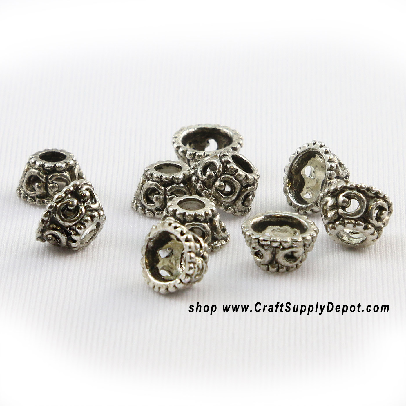 Jewelry Findings -- Beading End Caps - Ornate Bead Ends