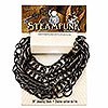 Twisted Double Curb Chain - Gunmetal twisted double curb chain sold by the meter for necklaces, bracelets, jewelry making and decorative craft projects
