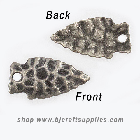 Pewter Colored Jewelry Charm - Tiny Pewter Charms