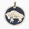 Buffalo Pendant - Bison Pendant - Buffalo Charm - Bison Charm