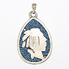 Indian Head Pendant - Indian Chief Charm Pendant