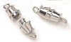 Brass Barrel Clasp Plated - Barrel Clasp