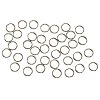 Split Rings - Silvertone Jump Rings - Split Jump Rings - Jewelry Jump Rings