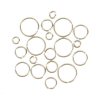 Jump Rings - 18-gauge - Bright Silver - Assorted Sizes - Jump Rings - Bright Silver