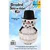 Beaded Snowman Kit - Craft Kit - Christmas Craft Kit