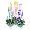 Beaded Plant Hangers - Plant Hanger Instructions