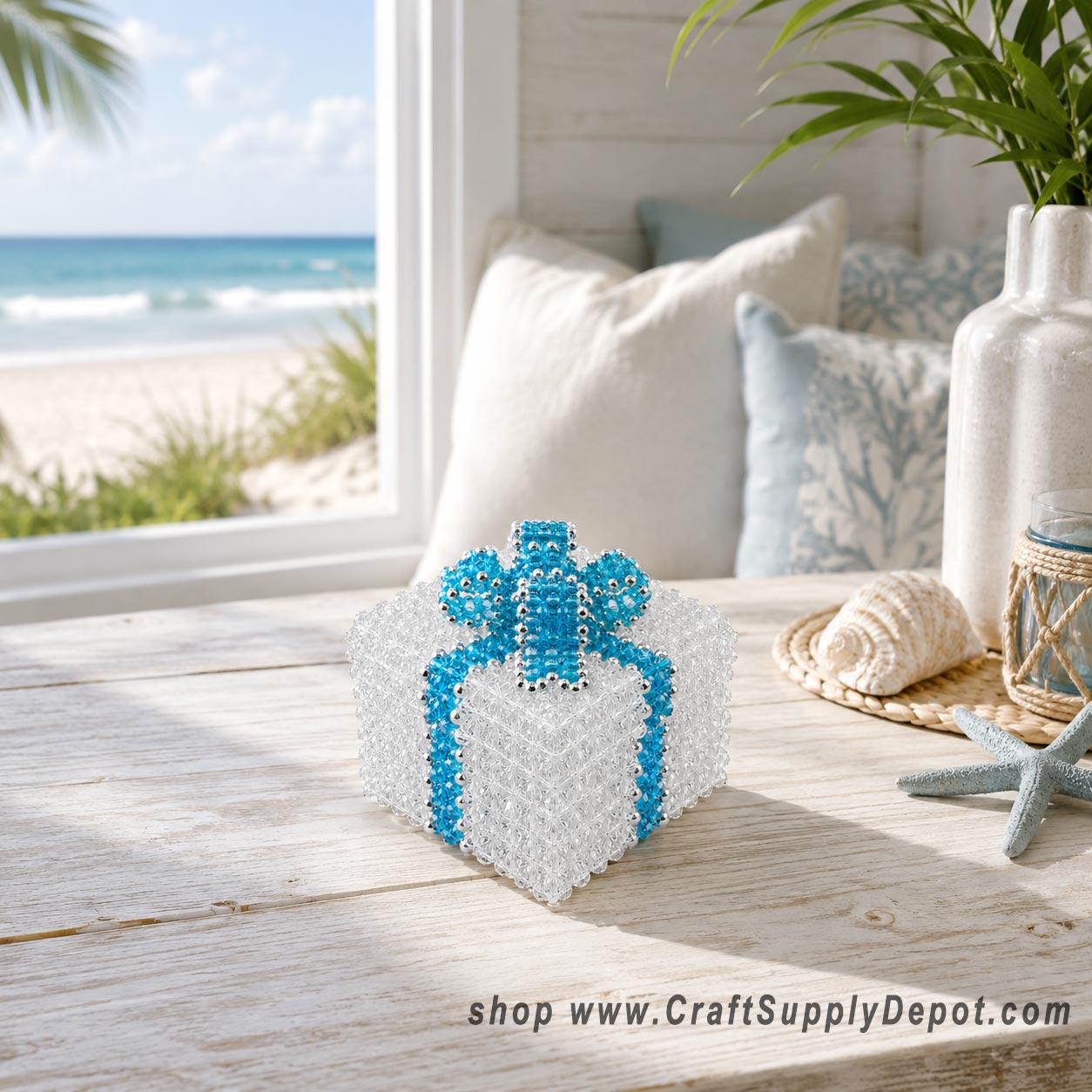 Beading Kits - Beaded Kits - Beaded Trinket Box