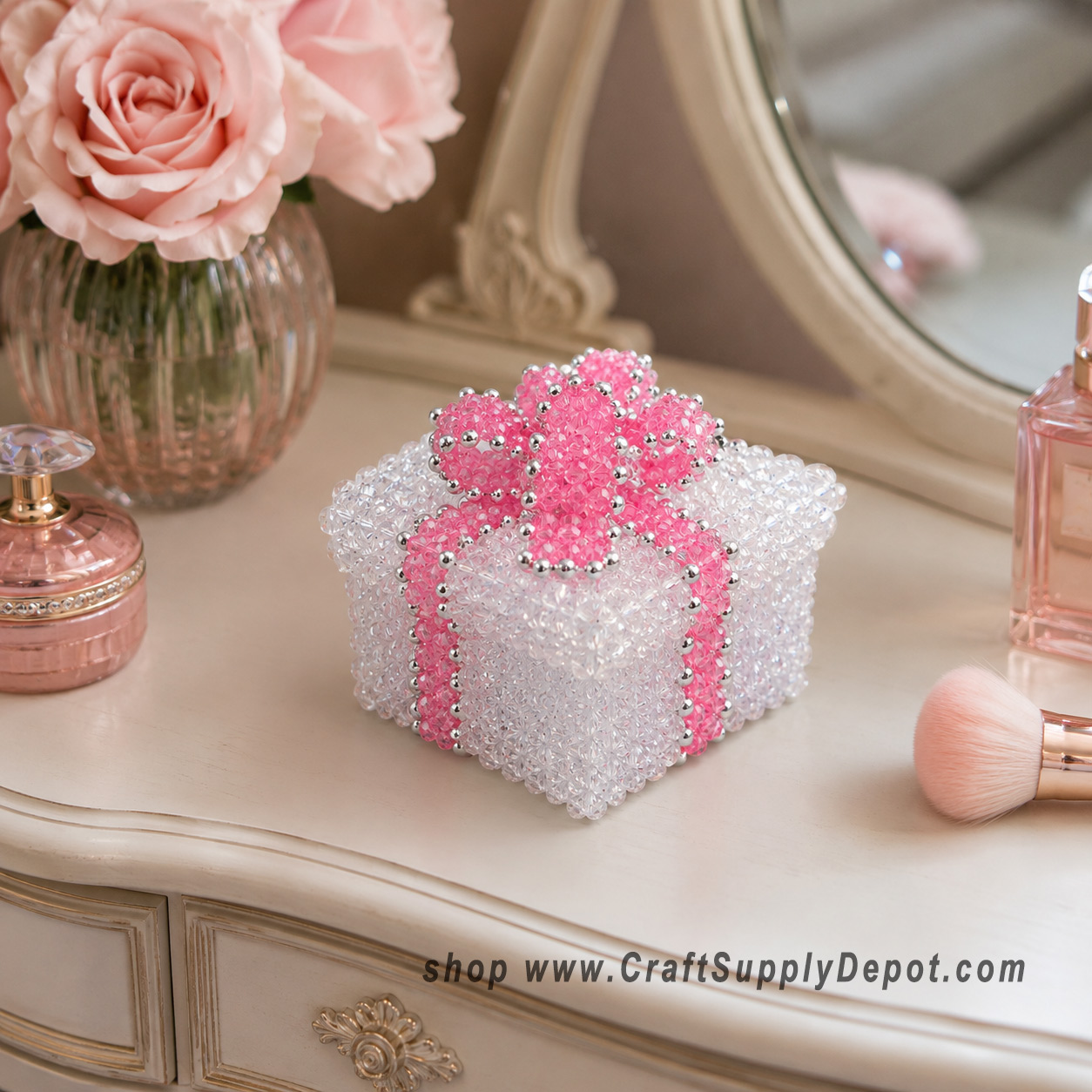 Beading Kits - Beaded Kits - Beaded Trinket Box