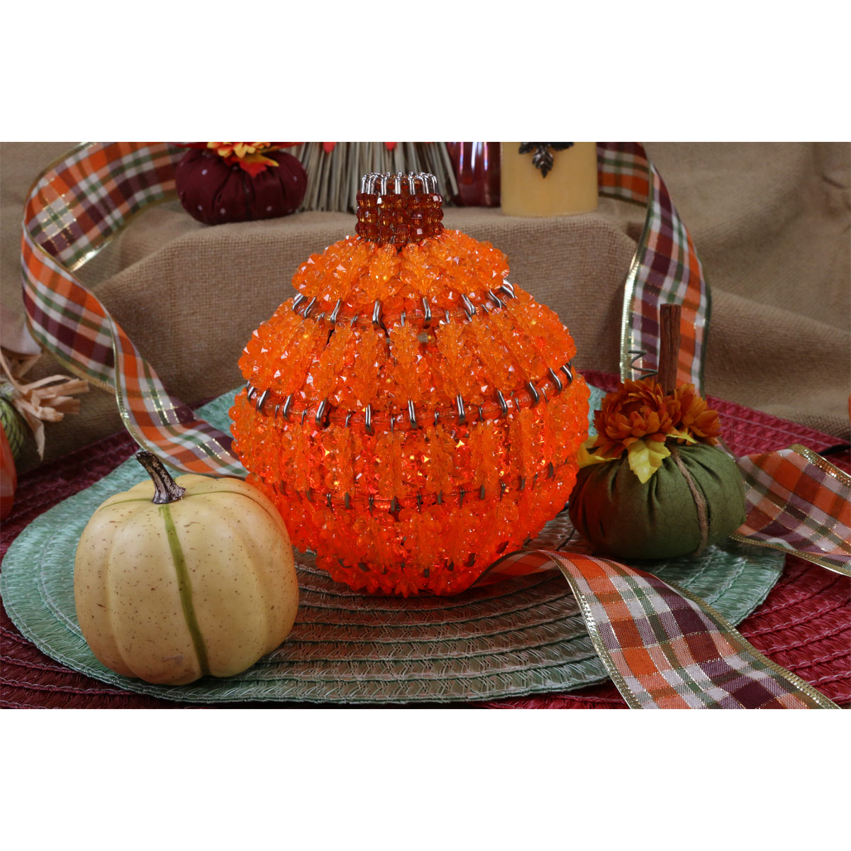 Craft Kit - Holiday Craft Kit - Beaded Craft Kit - Fall Decorating