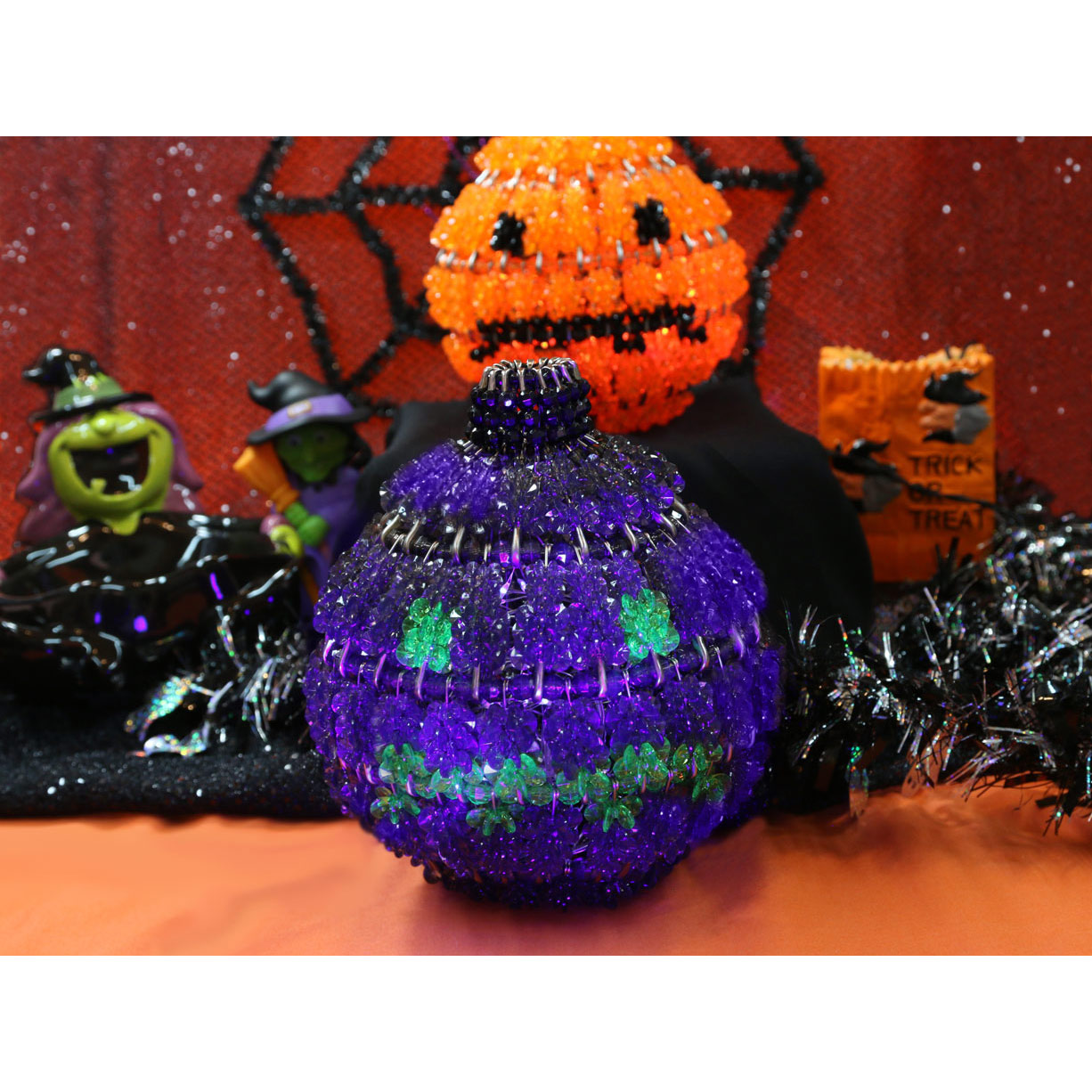 Craft Kit - Holiday Craft Kit - Beaded Craft Kit - Halloween Decorating