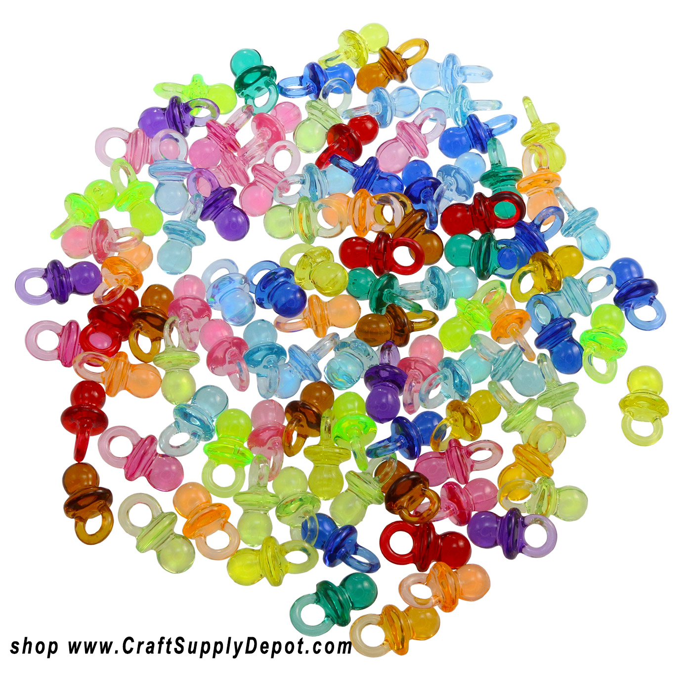 Mini Pacifiers for Baby Shower Games