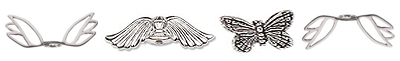 Angel Wing Beads for Beaded Fairy Dangles