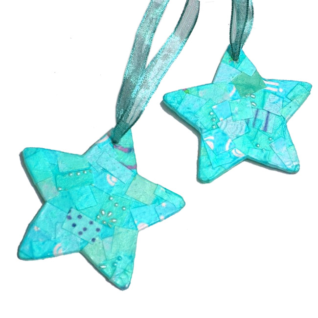 Decoupaged Stars