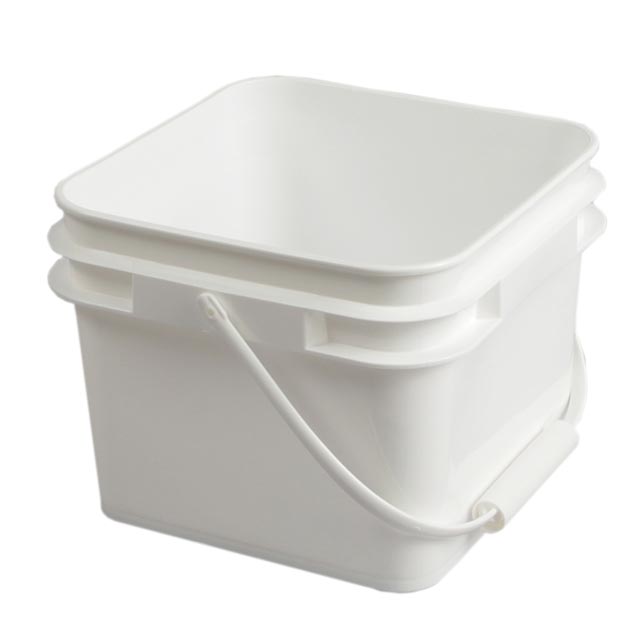 Square 4 Gallon Bucket with 4 Drilled Holes