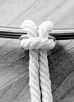 Connect your cord to your keyring with a Lark's Head knot.