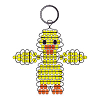 Beaded Duck Key Chains