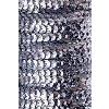 Sequin by the Yard - Silver - Safety Pins -