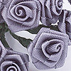 Satin Roses - Small Ribbon Roses - Satin Ribbon Roses - Floral Supplies