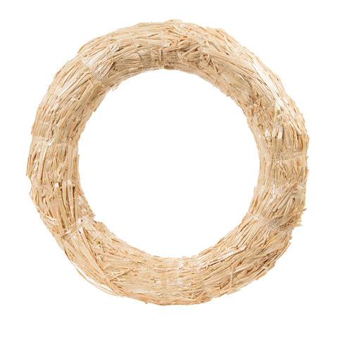 Straw Craft Wreath - Straw Floral Wreath