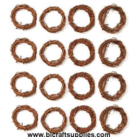 Grapevine Wreath- Natural - 4"