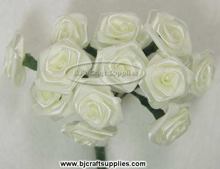 Floral Accents - Ribbon Roses - Ribbon Flowers